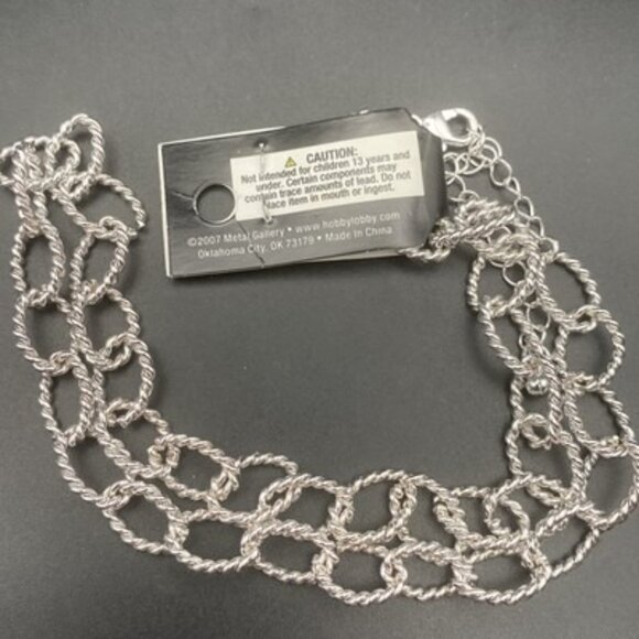 Metal Gallery Jewelry Craft Lot of 7 Pcs NOS 2007 Owl Brooch Bracelets Necklaces - Picture 15 of 16